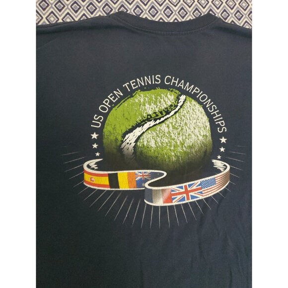 US Open 2011 Tennis Championships 2011 Navy T-Shirt Men's Size 2XL - Picture 3 of 9